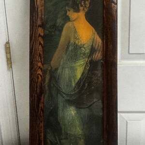 Antique 1924 Pompeian Beauty “Honeymooning in the Alps" by Gene Pressler